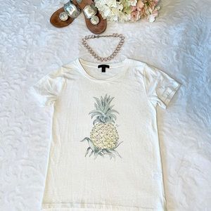 J.Crew pineapple graphic tee
